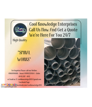 { SPIRAL DUCTING } WE SUPPLY AND INSTALL