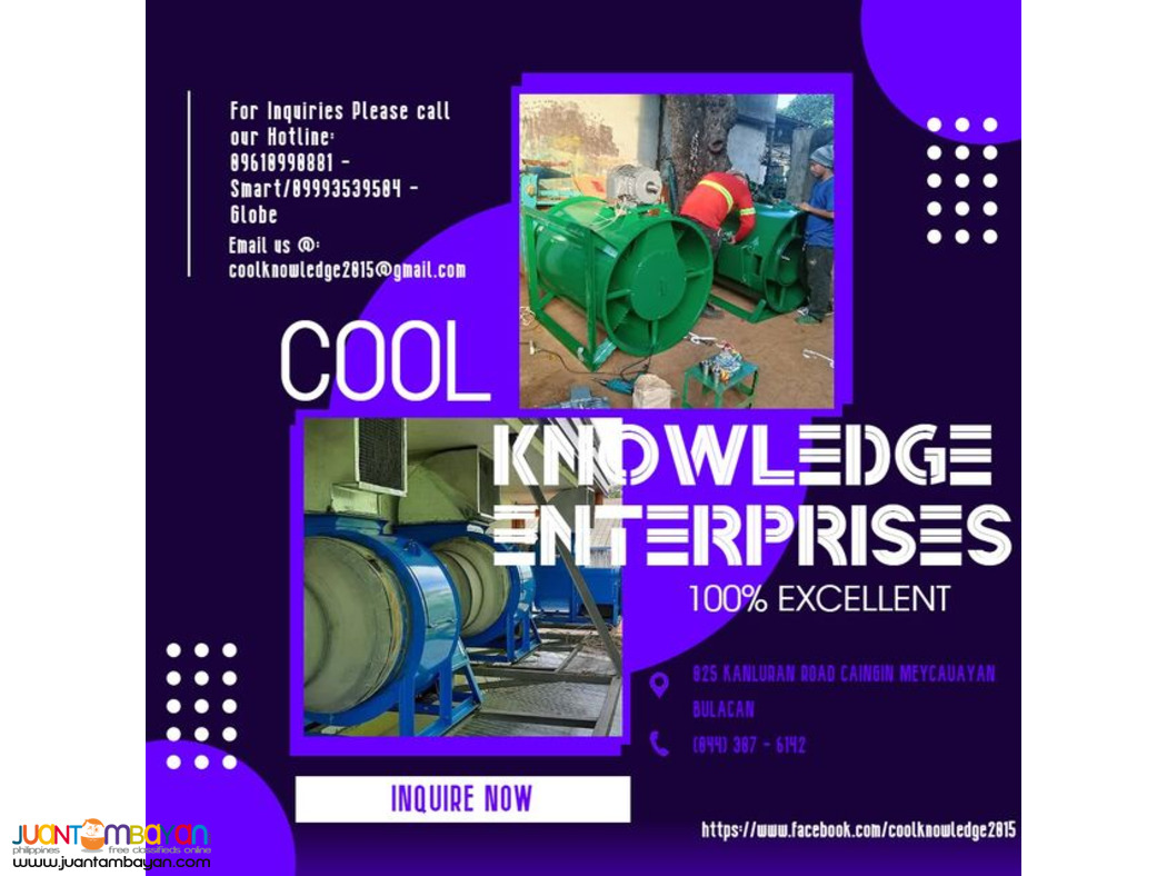 FRESH AIR CENTRIFUGAL BLOWER SYSTEM--SUPPLY AND INSTALLATION
