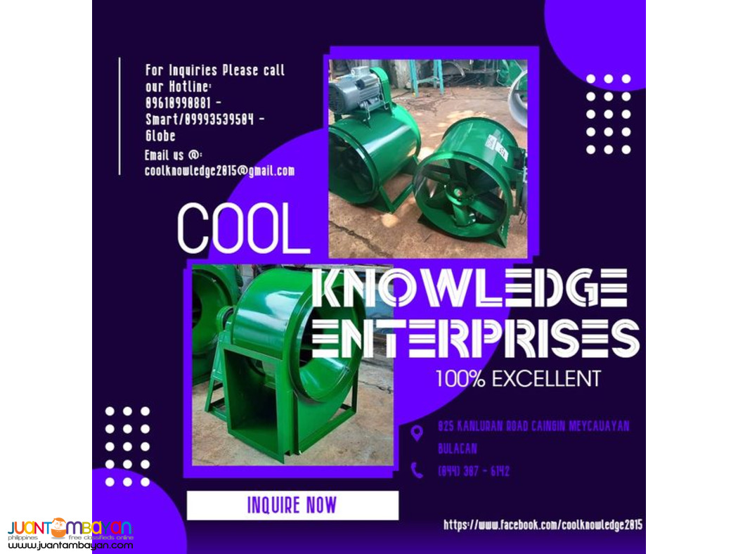 FRESH AIR CENTRIFUGAL BLOWER SYSTEM--SUPPLY AND INSTALLATION