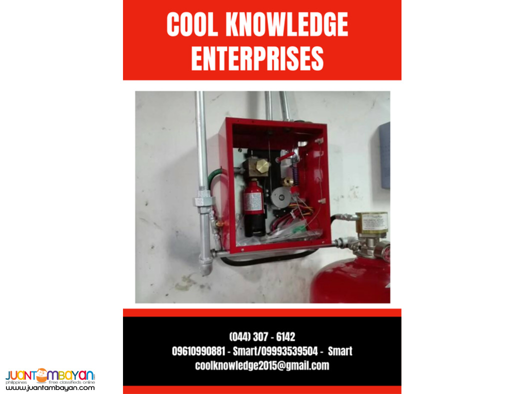 fire suppression system - installation - supply 