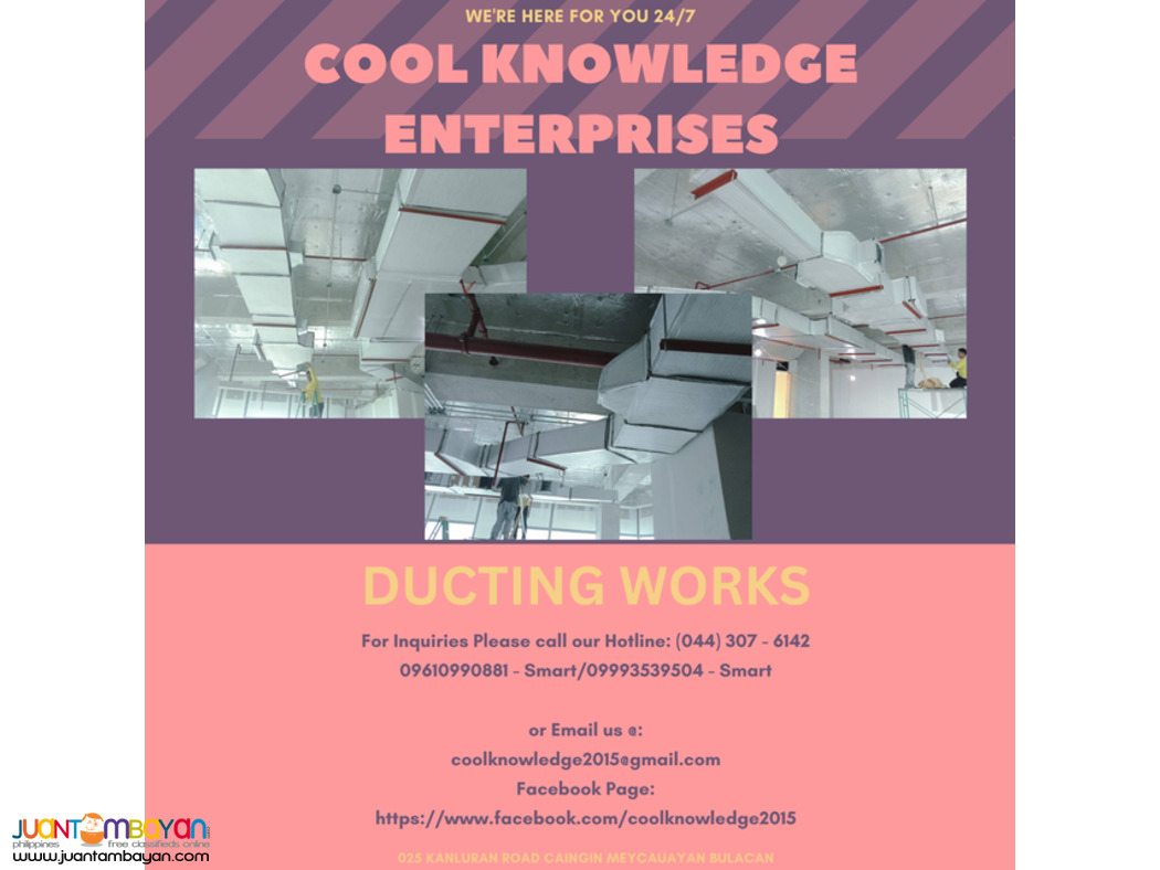 DUCTING WORKS | SERVICES | INSTALLATION | SUPPLY 