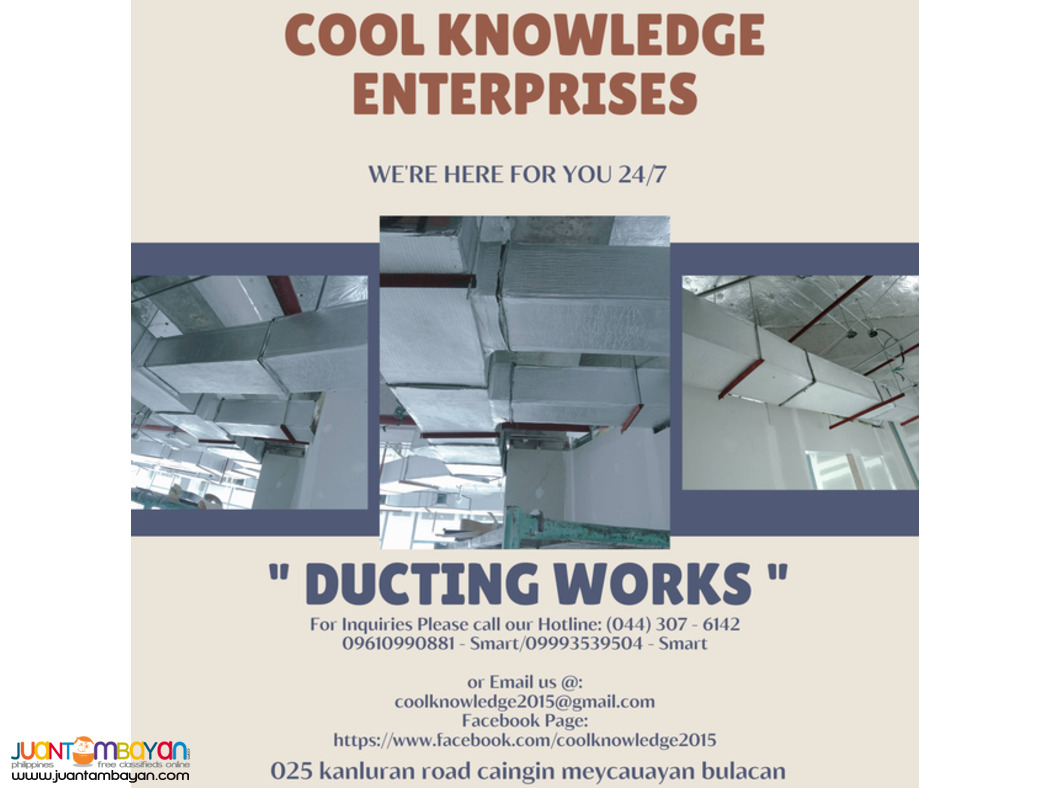 SUPPLY -- SERVICES -- INSTALLATION OF DUCTING WORKS