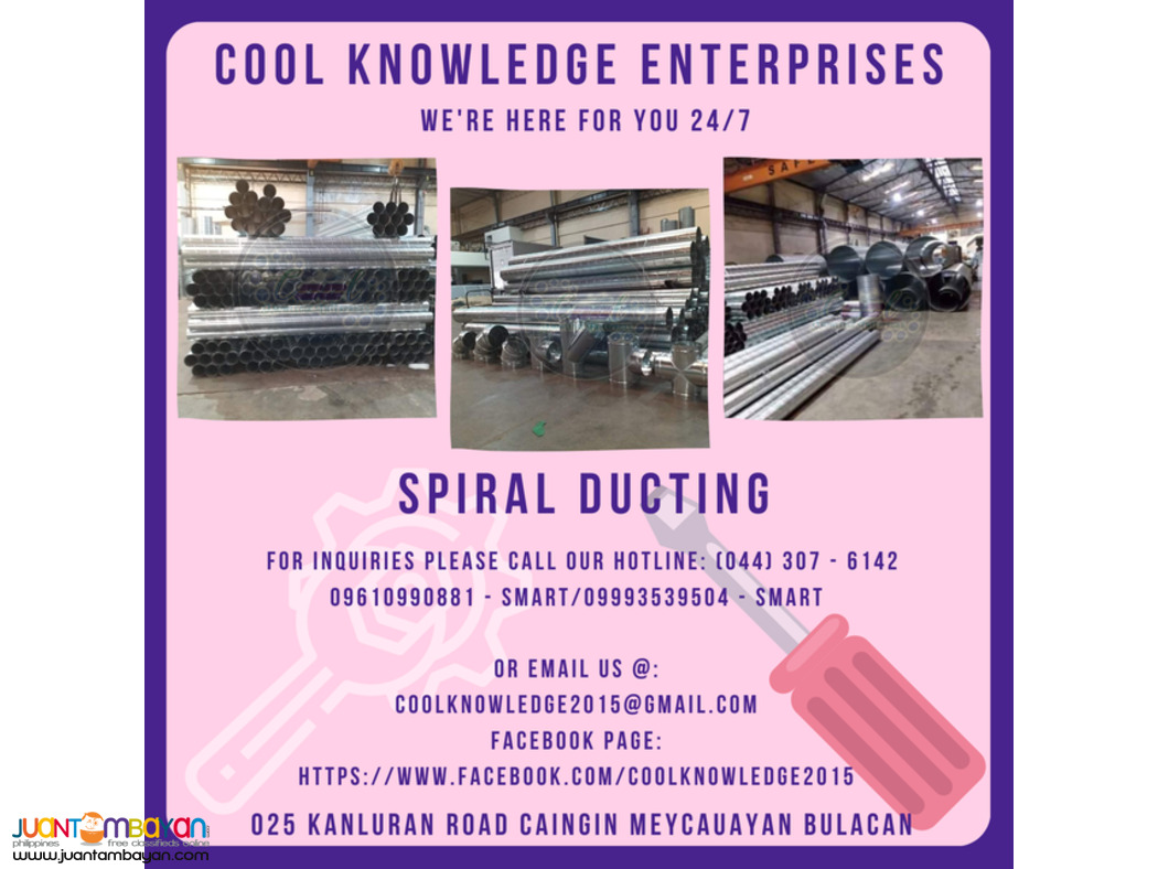 MEYCAUAYAN BULACAN -- SPIRAL DUCTING MEYCAUAYAN BULACAN -- SPIRAL DUCTING