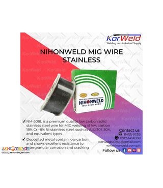 Nihonweld Mig Wire NM308 Stainless