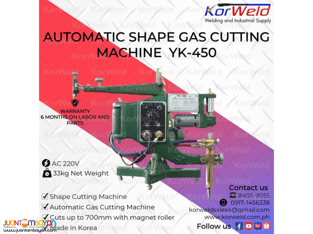 Yukwang Shape Automatic Gas Cutting Machine YK-450(Elephant)