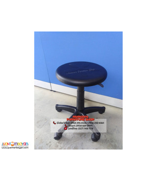 Adjustable Height Stool Chair,Fabric/Leatherette Round Stool