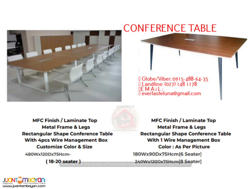 CONFERENCE TABLE (FACTORY PRICE)
