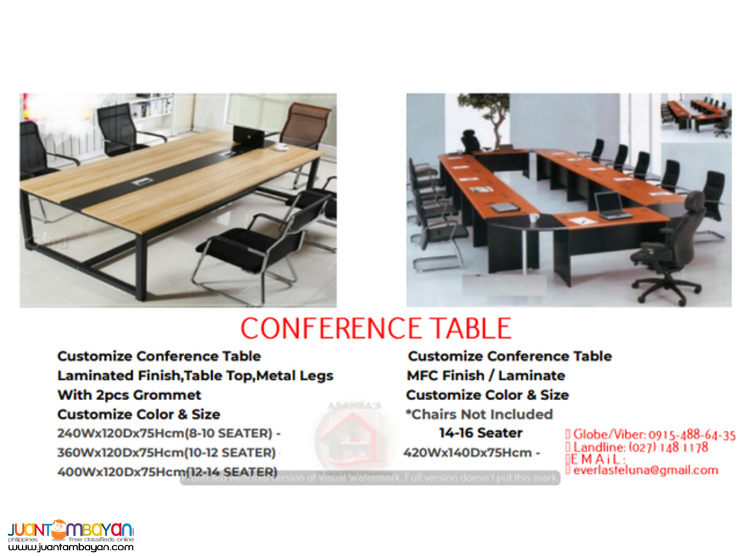 CONFERENCE TABLE (FACTORY PRICE)