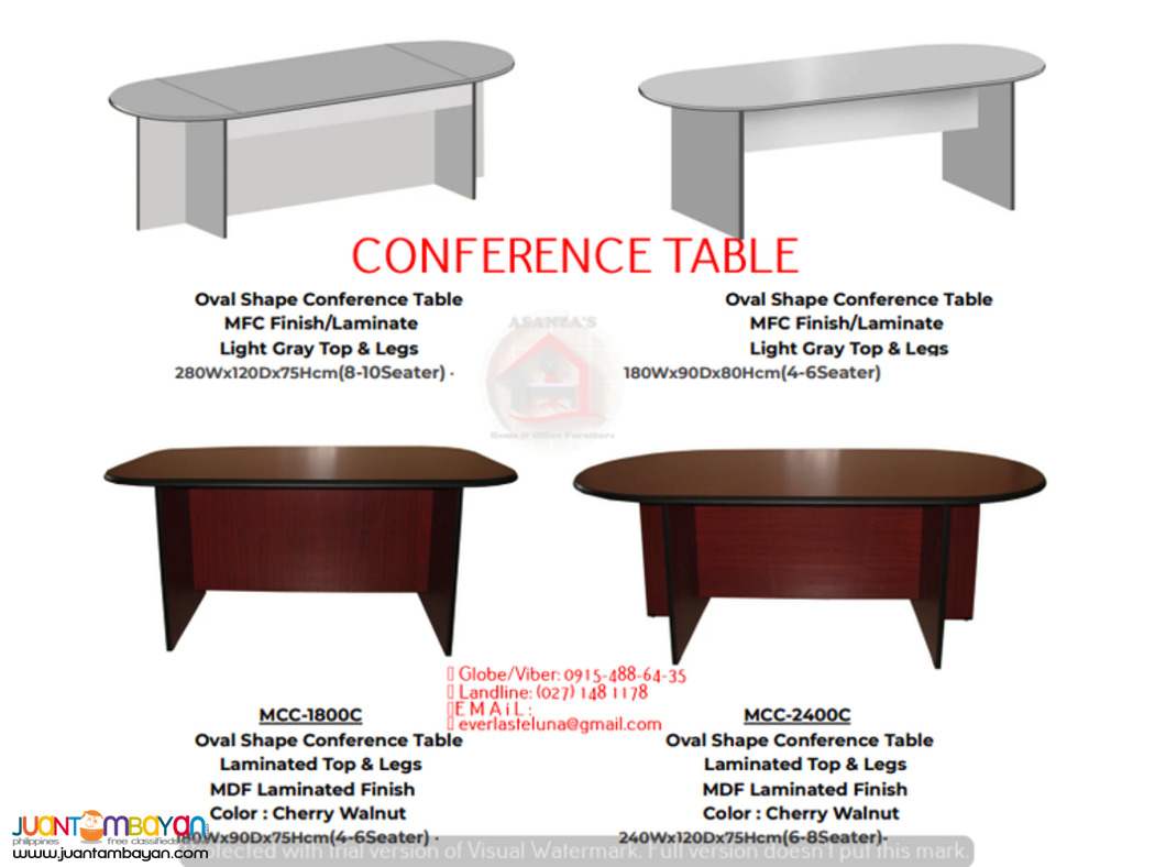 CONFERENCE TABLE (FACTORY PRICE)