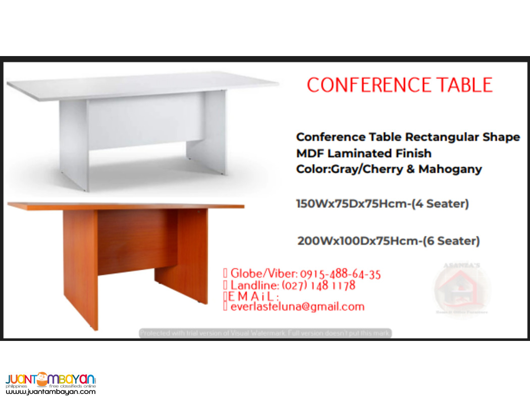 CONFERENCE TABLE (FACTORY PRICE)