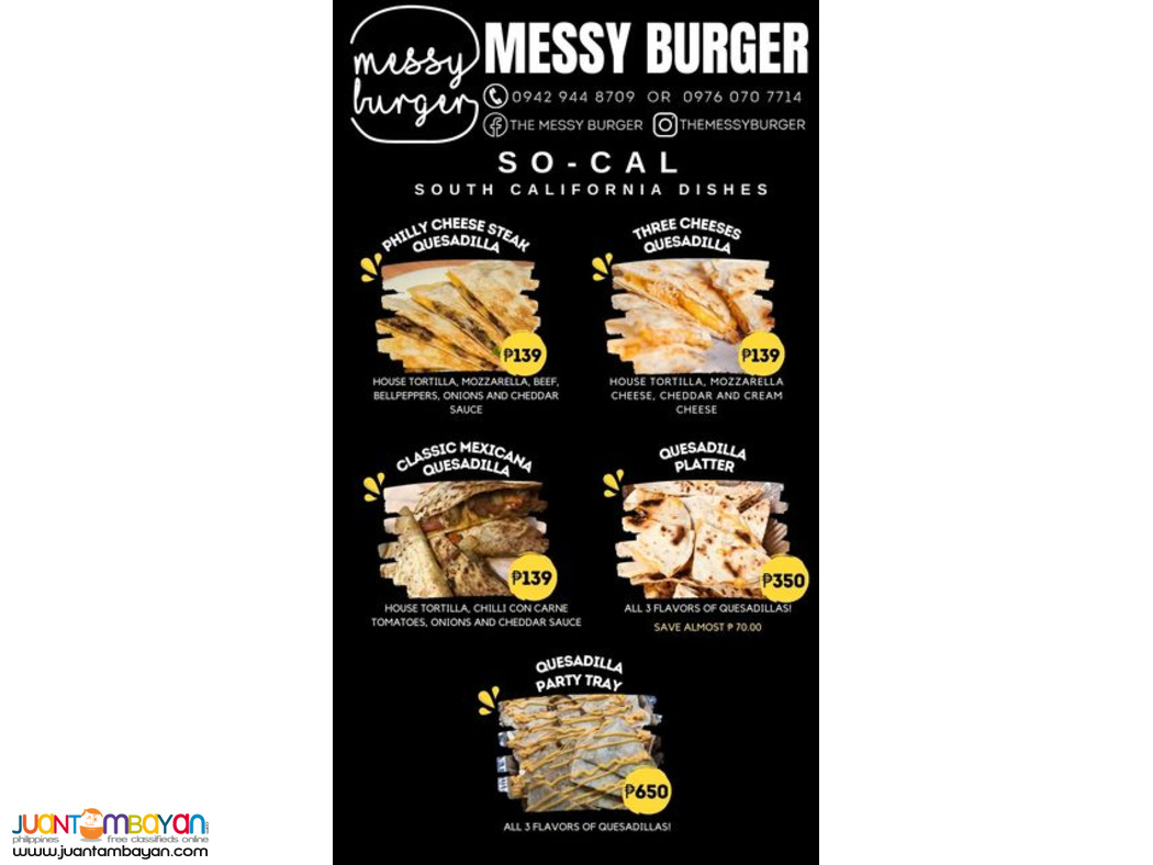 Best and Iconic SoCal Food in Pampanga | The Messy Burger