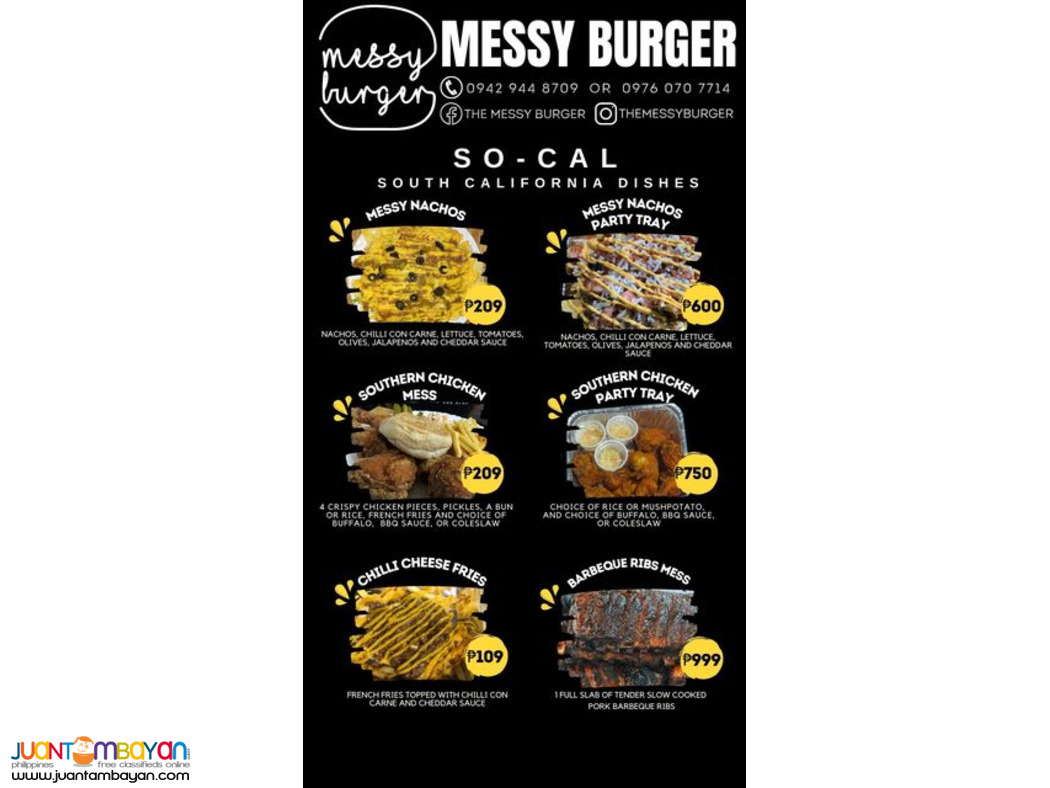 Best and Iconic SoCal Food in Pampanga | The Messy Burger