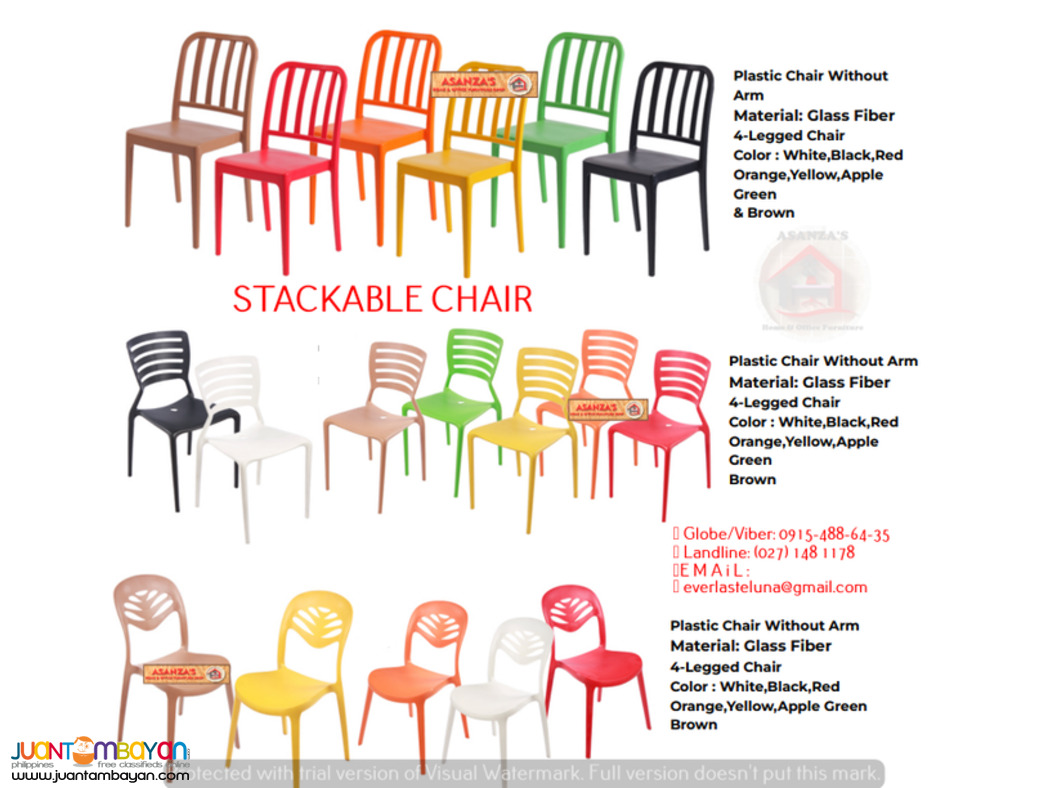 STACKABLE CHAIR (FACTORY PRICE)