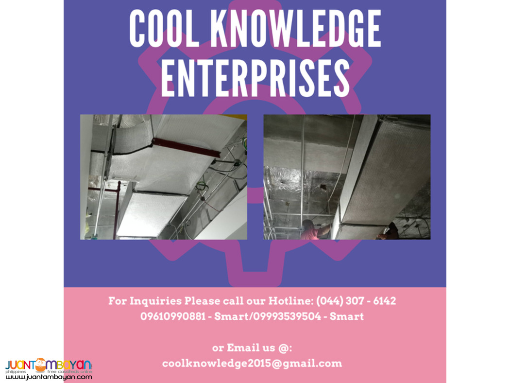 installtion ,supply & fabricate of ducting works