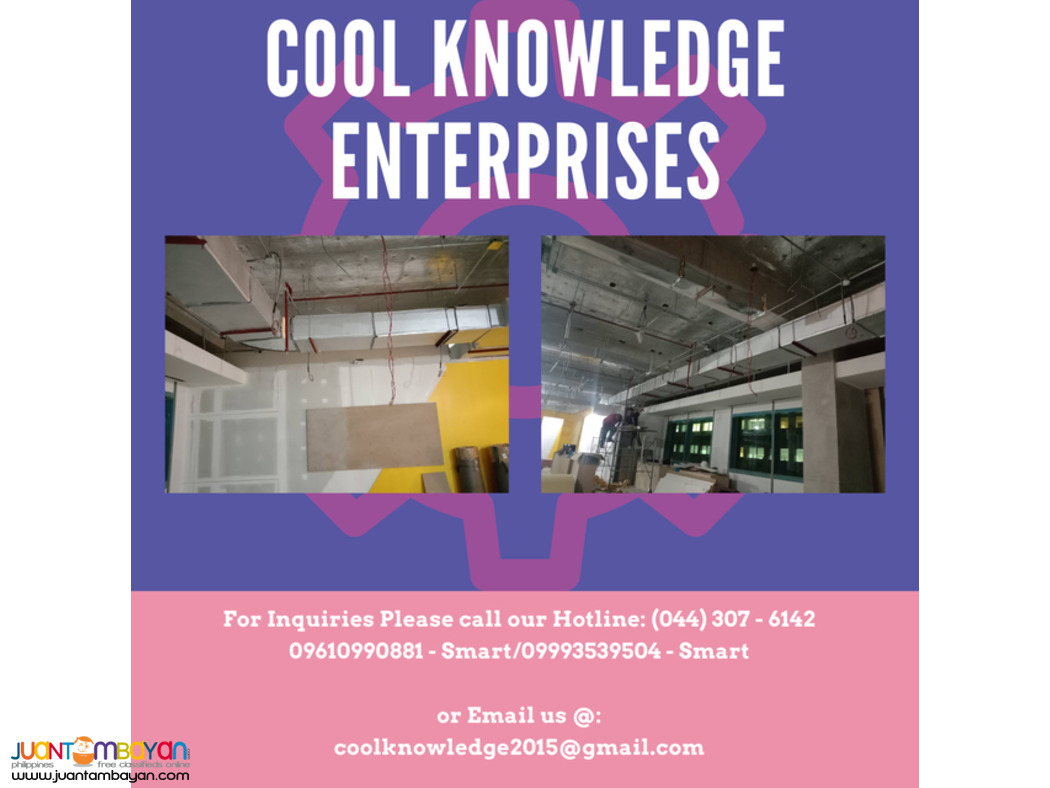 installtion ,supply & fabricate of ducting works