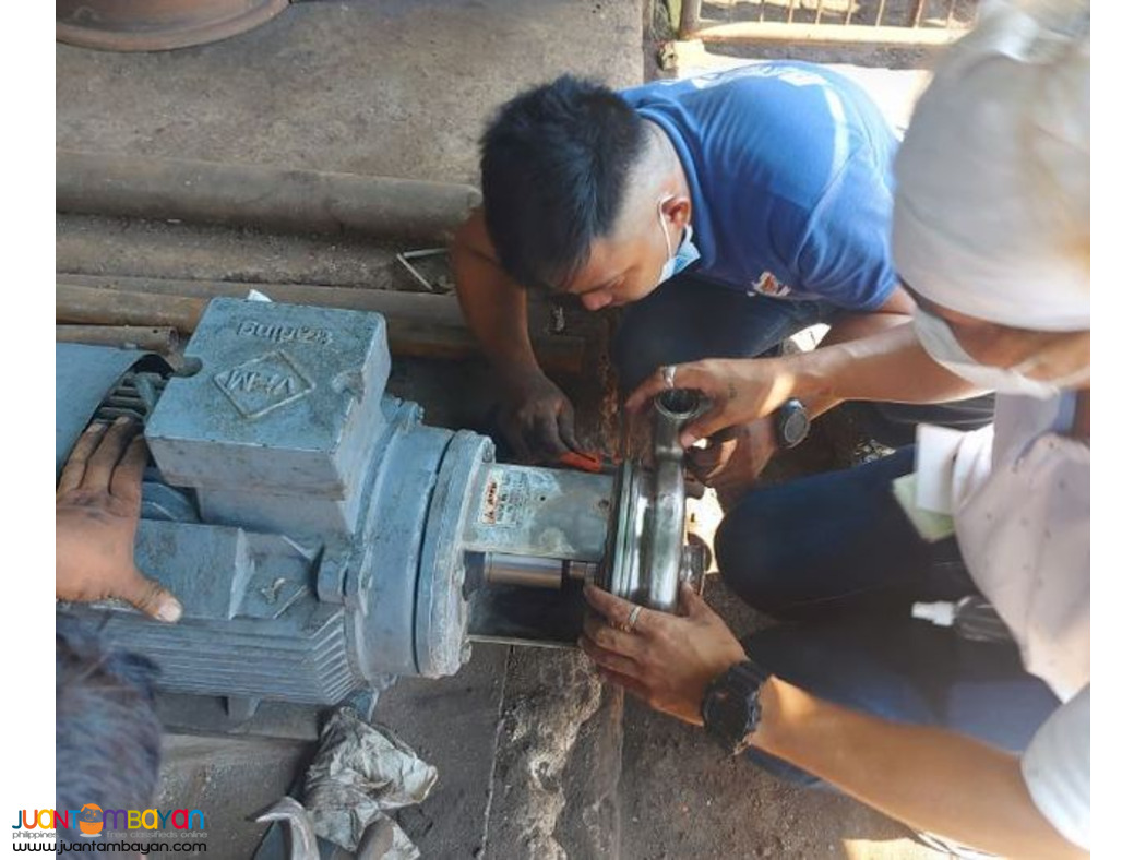 Servicing of PUMPS, DRIVE MOTOR, INDUSTRIAL MACHINE, EQUIPMENT