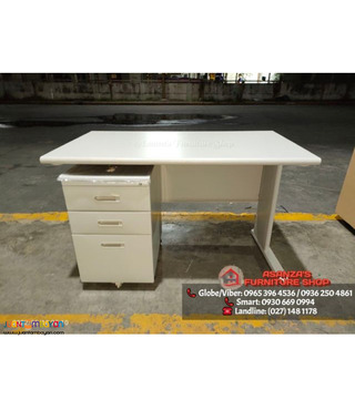 FREESTANDING TABLE WITH MOBILE PEDESTAL || FACTORY PRICE