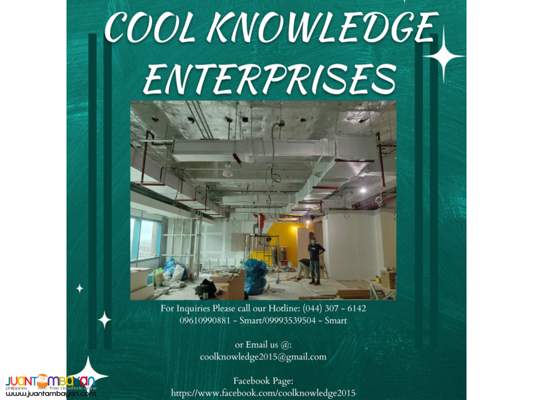 WE SUPPLY AND INSTALL OF DUCTING WORKS--BULACAN