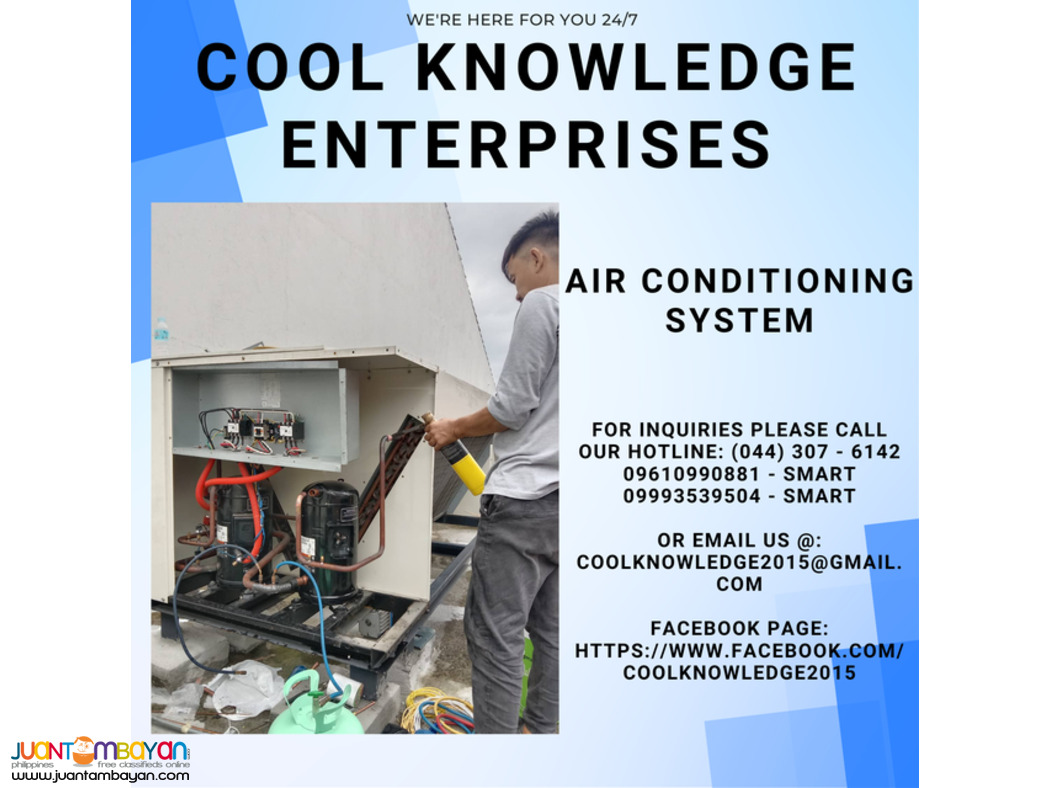 SUPPLY AND INSTALLATION | SERVICES > AIR CONDITIONING SYSTEM <