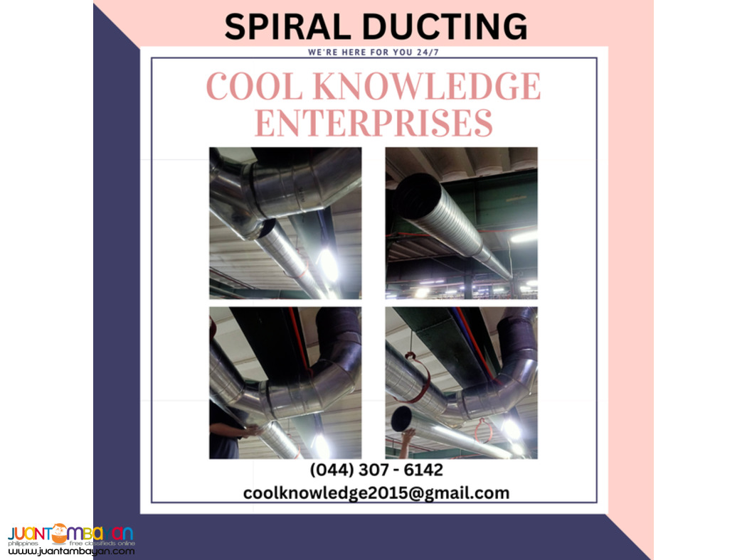 INSTALLATION | SERVICES AND INSTALLATION OF SPIRAL DUCTING