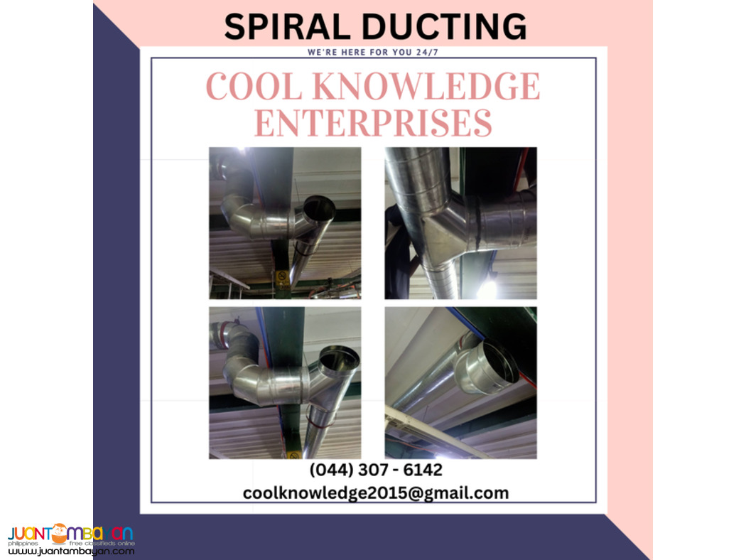 INSTALLATION | SERVICES AND INSTALLATION OF SPIRAL DUCTING