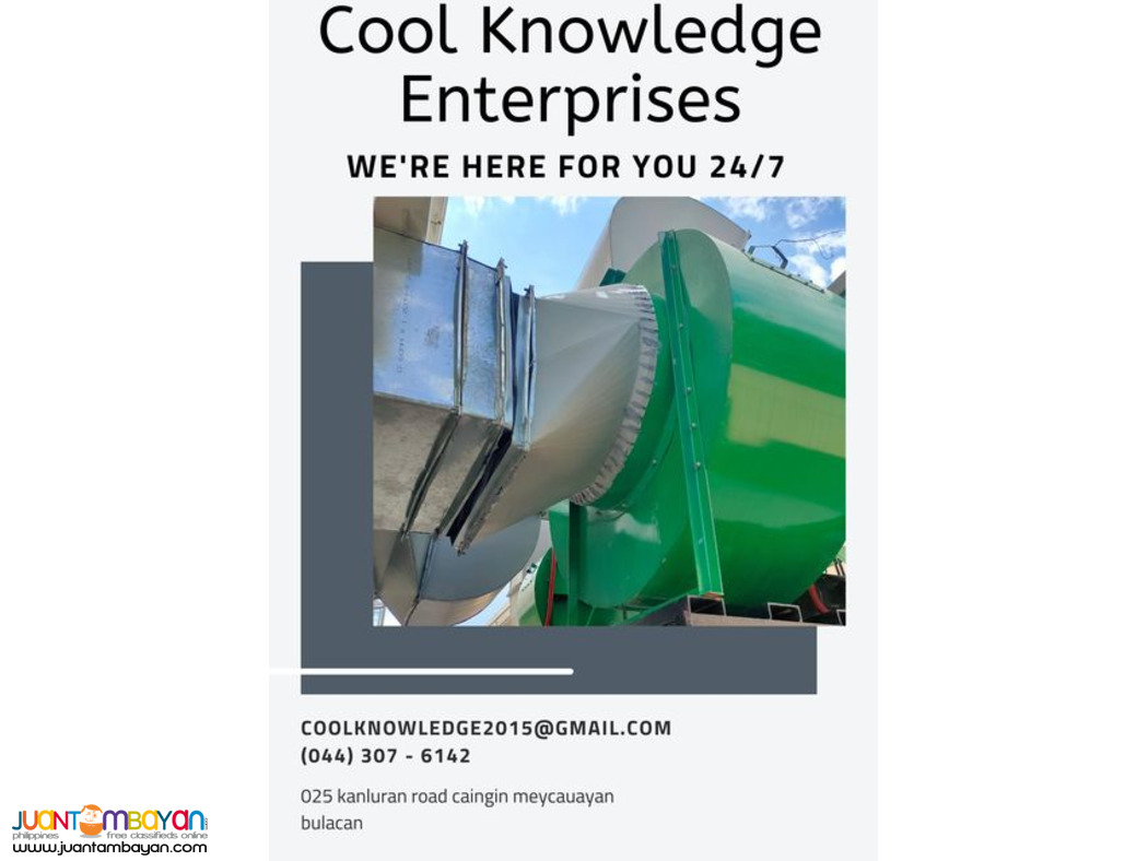 FRESH AIR CENTRIFUGAL BLOWER SYSTEM / BULACAN