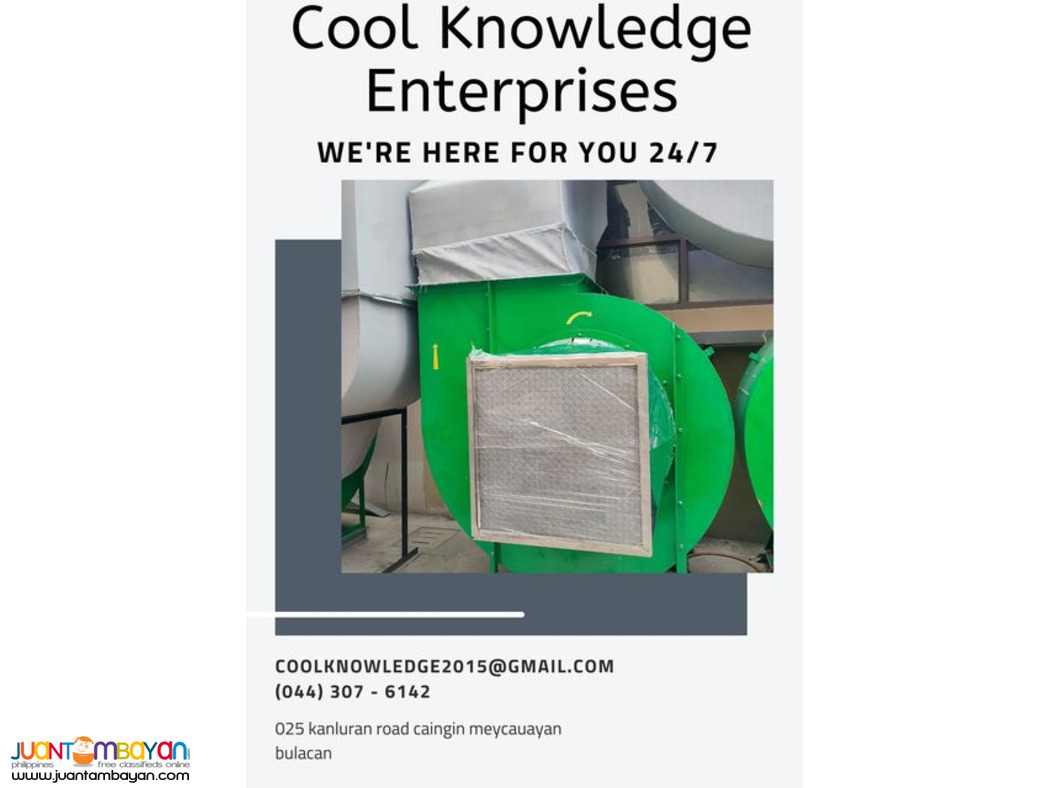 FRESH AIR CENTRIFUGAL BLOWER SYSTEM / BULACAN