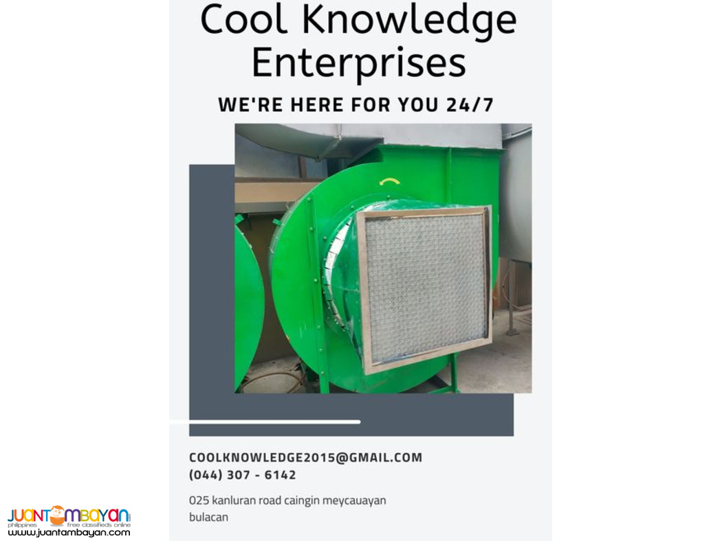 FRESH AIR CENTRIFUGAL BLOWER SYSTEM / BULACAN