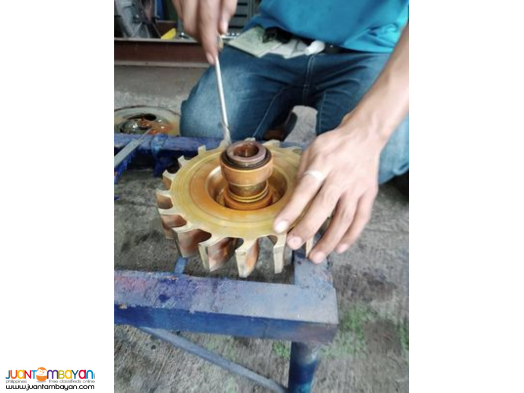 Repair of Pump Impeller Bearing Shaft Seal 