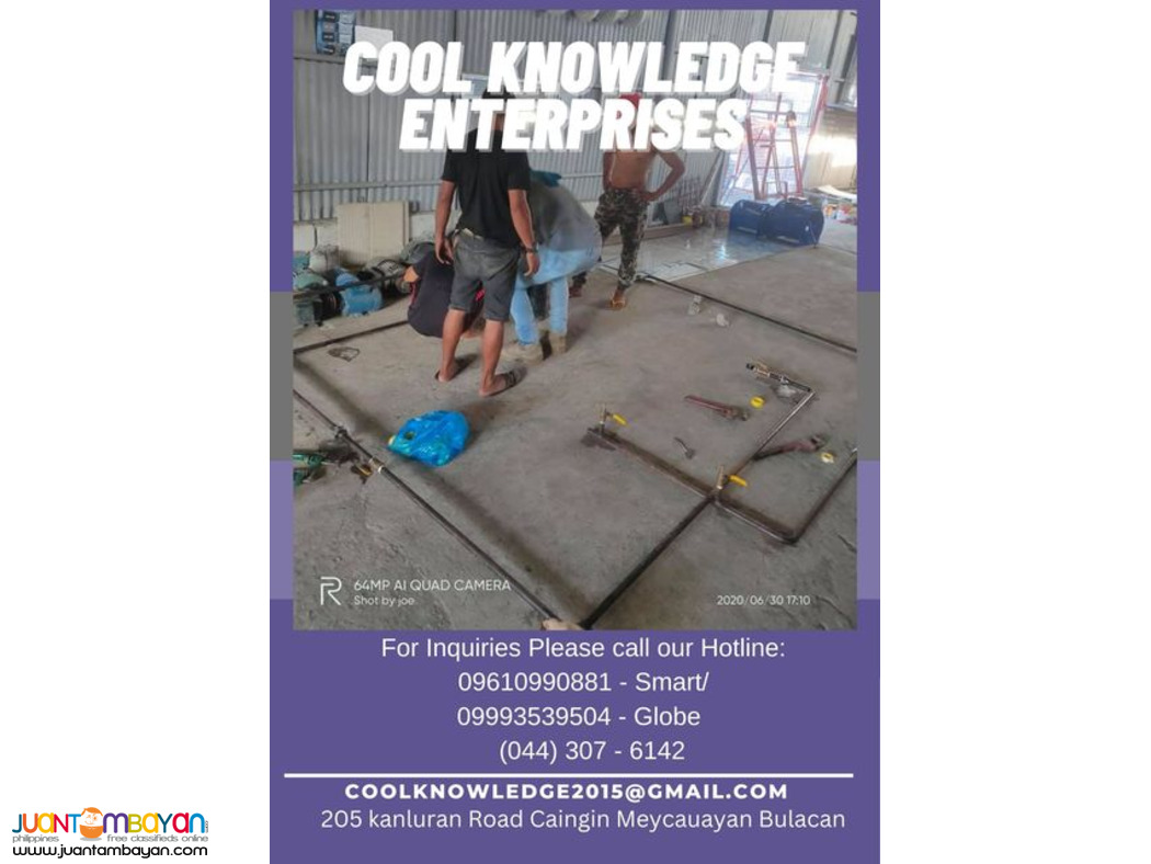 Installation, Gas Line System Bulacan/Meycauayan