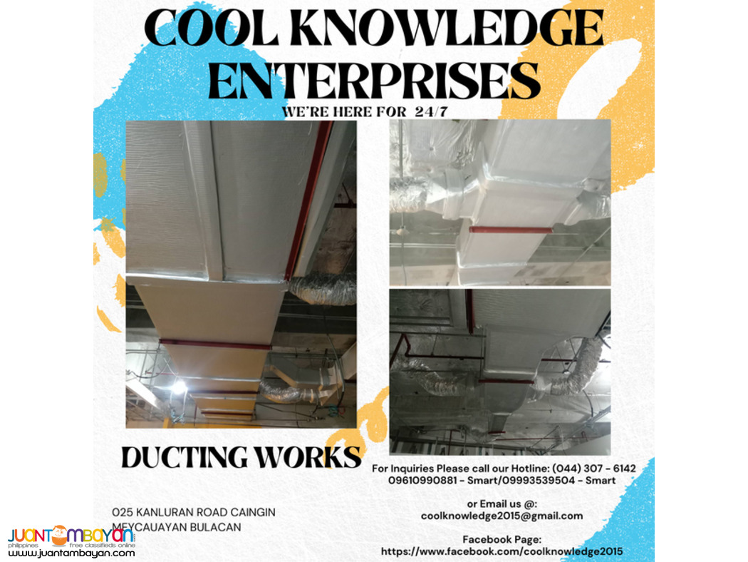 SUPPLY AND INSTALLATION OF DUCTING WORKS / MANILA