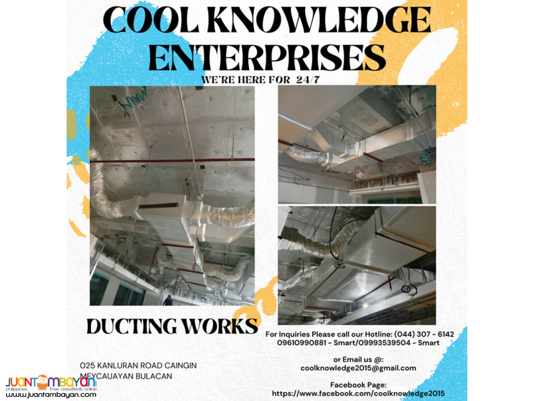 SUPPLY AND INSTALLATION OF DUCTING WORKS / MANILA