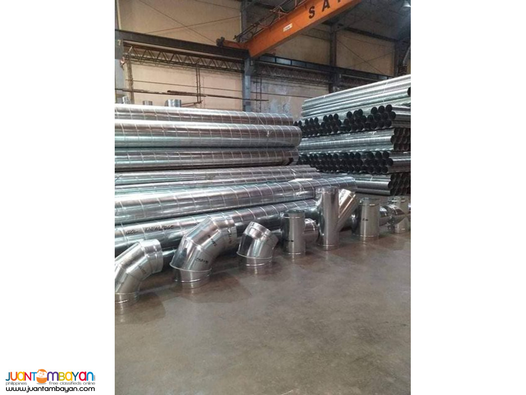 SPIRAL DUCT [ FITTINGS/DUCTING ] SUPPLY AND INSTALLATION
