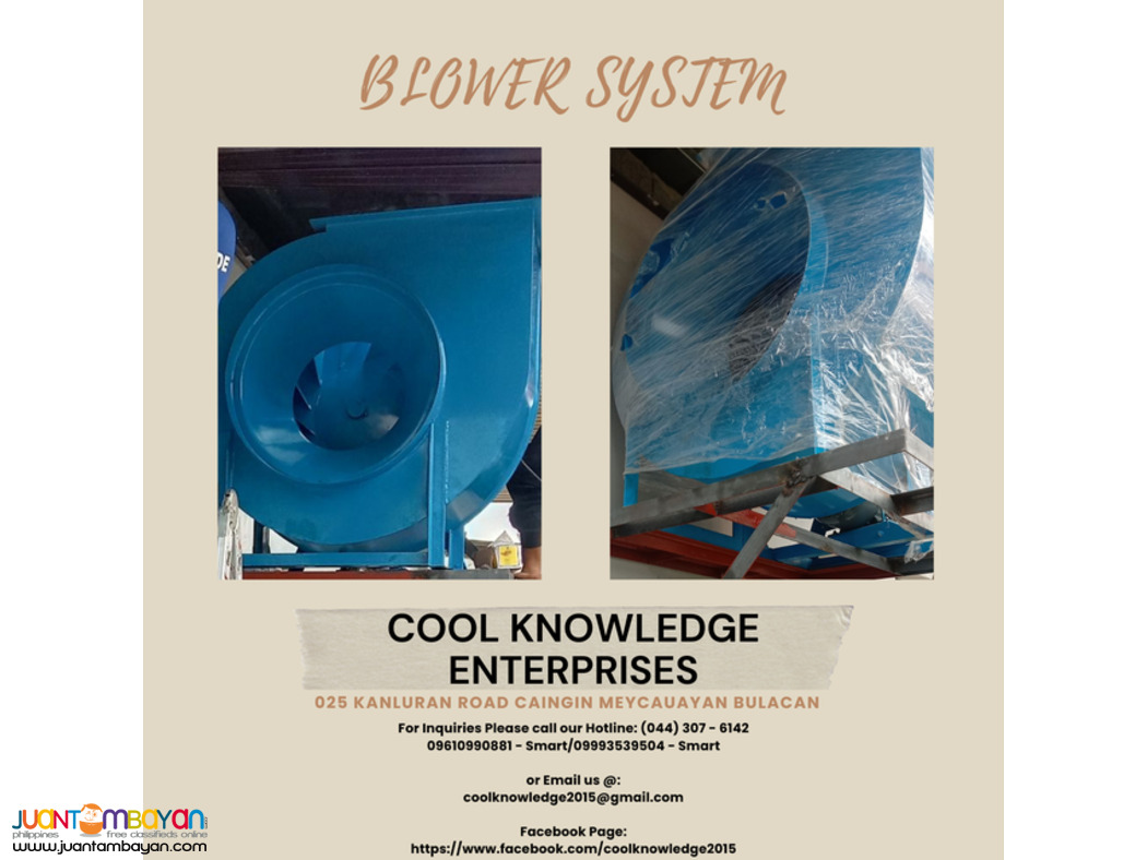 centrifugal blower system [ manila ]
