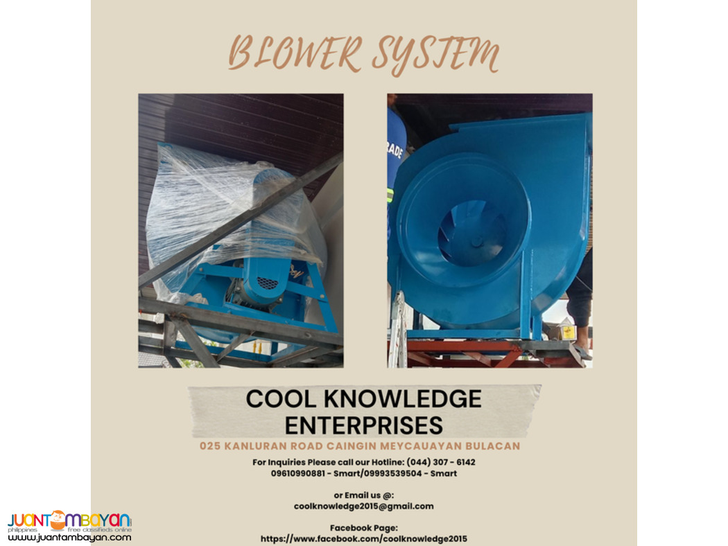 centrifugal blower system [ manila ]