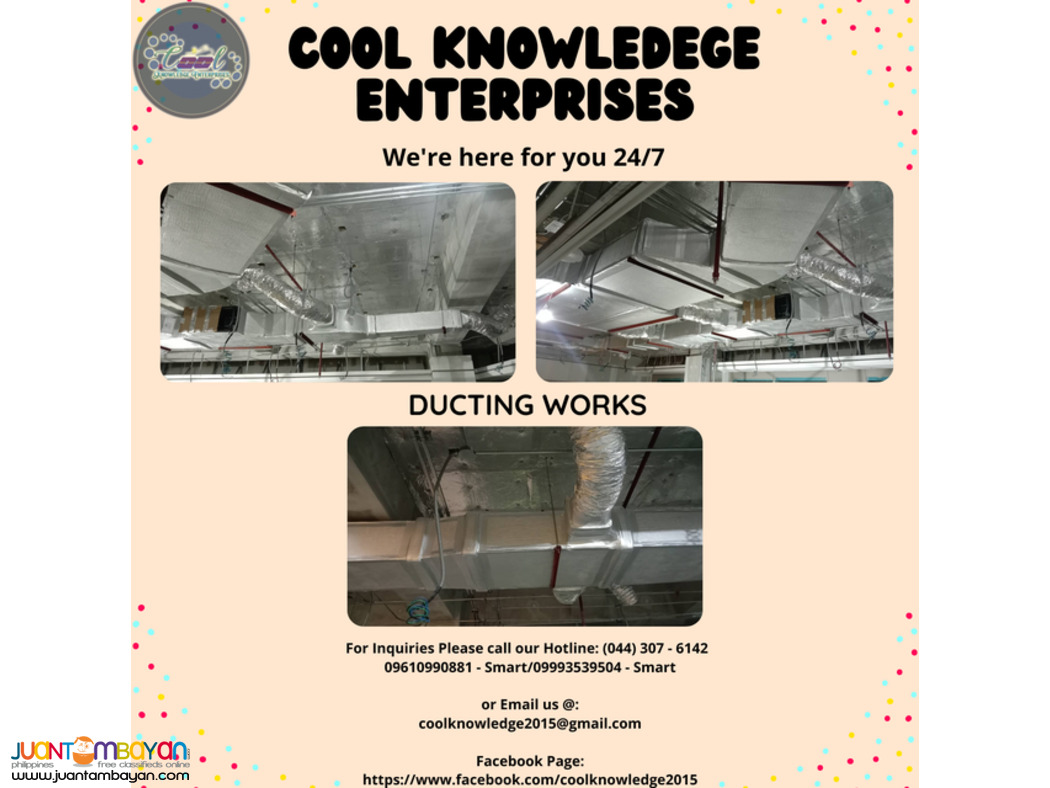FABRICATE,SUPPLY AND SERVICES--DUCTING WORKS [ manila ]