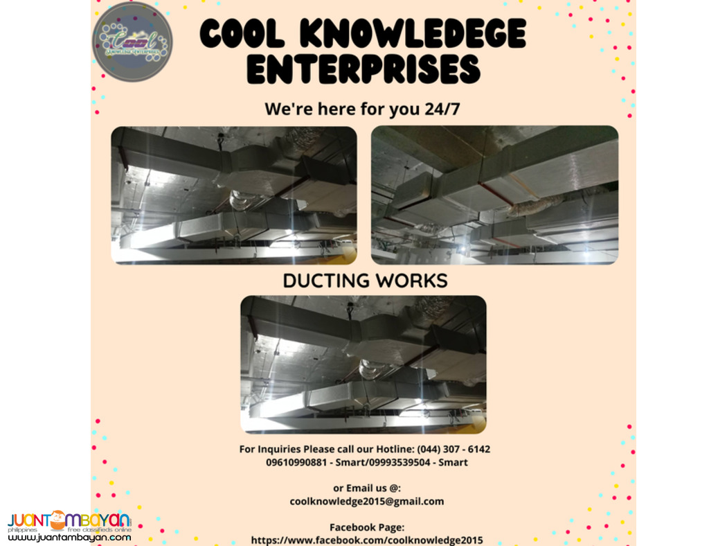 FABRICATE,SUPPLY AND SERVICES--DUCTING WORKS [ manila ]