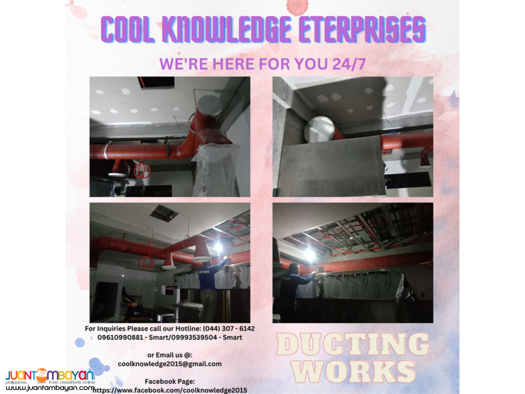 installation of ducting works -- bulacan