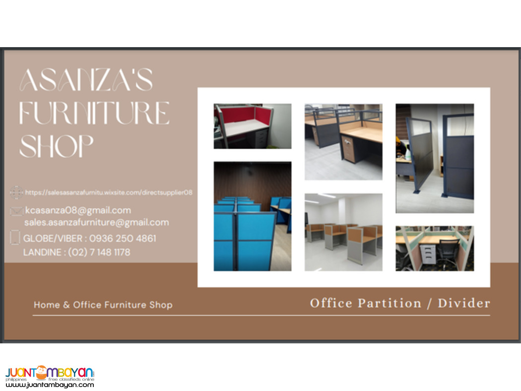 OFFICE PARTITION-TABLES / DIVIDER / WORKSTATION (FACTORY PRICE)