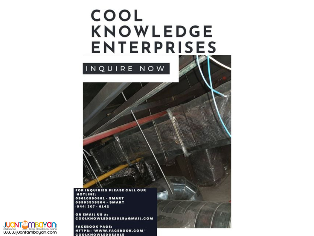 ducting works | bulacan | we supply and install