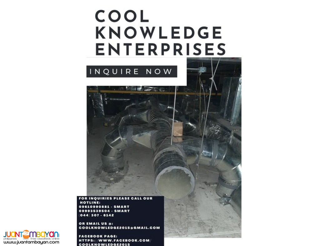 ducting works | bulacan | we supply and install