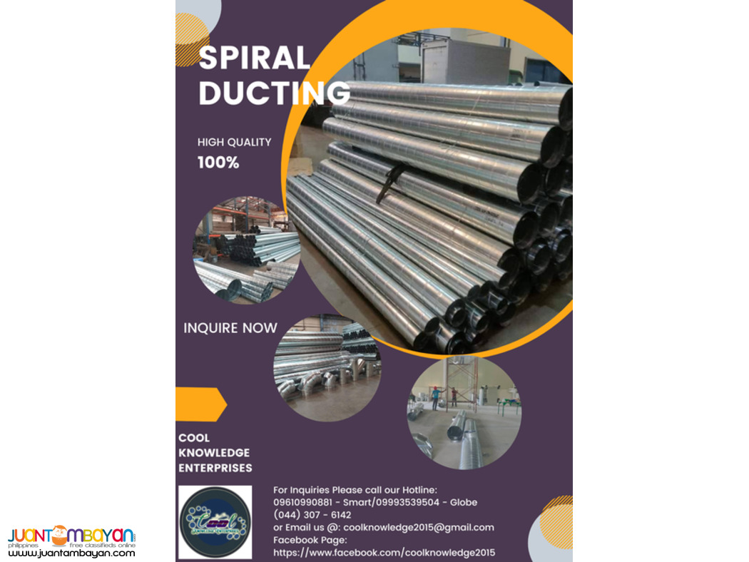 spiral ducting > we supply and install <