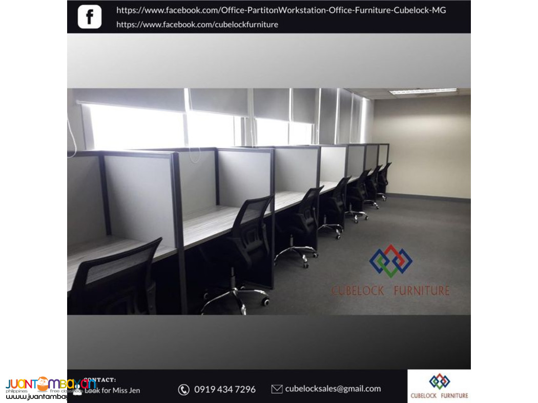 Modular Workstation Office Partitions and Furniture