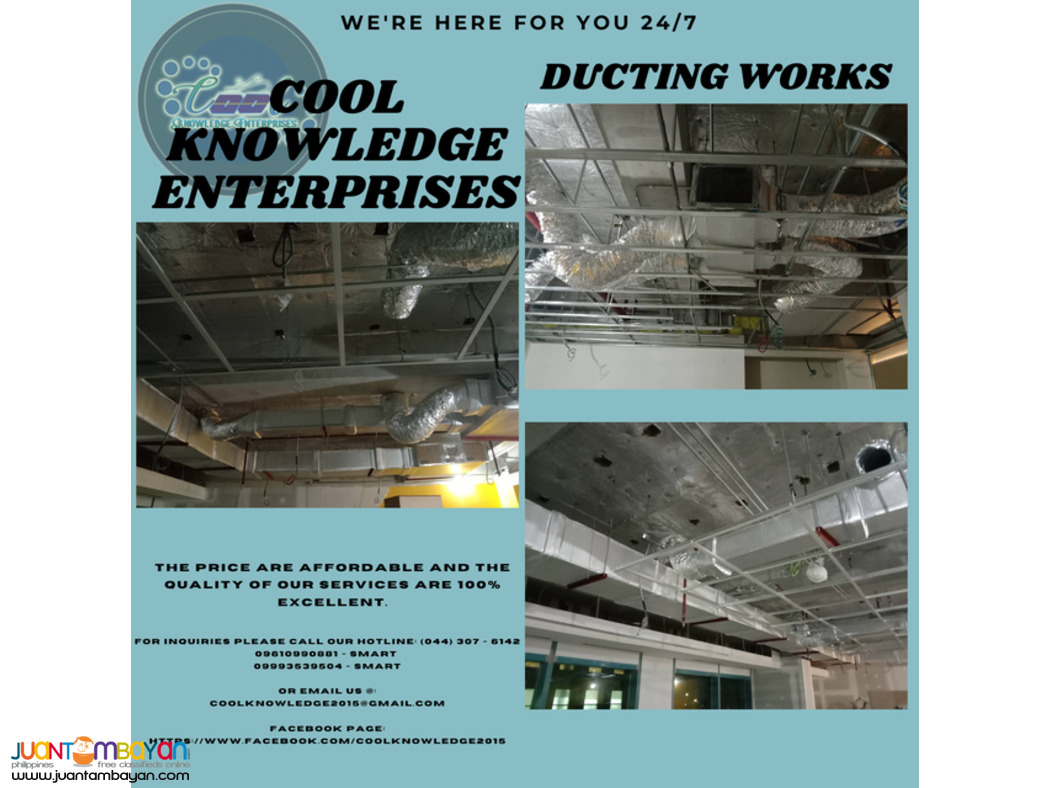 ( ducting works ) supply and installation - bulacan