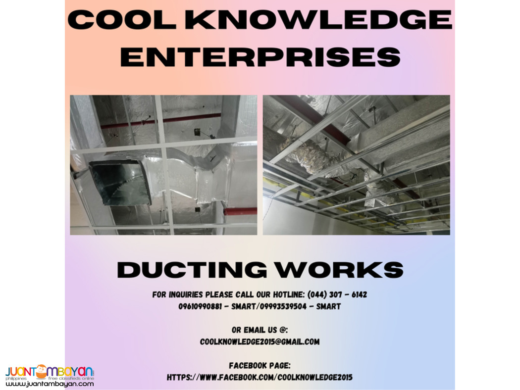 ducting works - - supply & installation - - bulacan