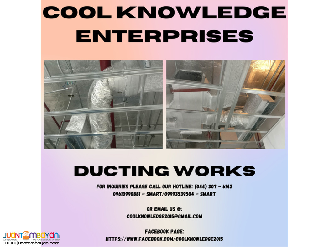 ducting works - - supply & installation - - bulacan