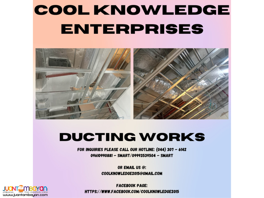ducting works / services , supply and installation / meycauayan