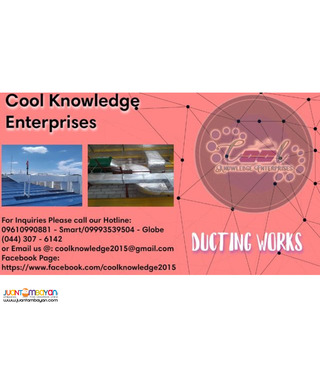 we service, supply and install of ducting works