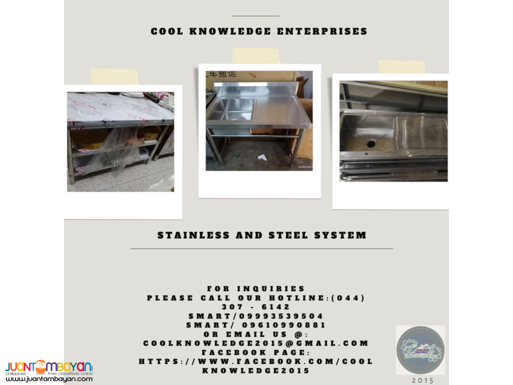 supply and installation of Stainless And Steel Fabrication