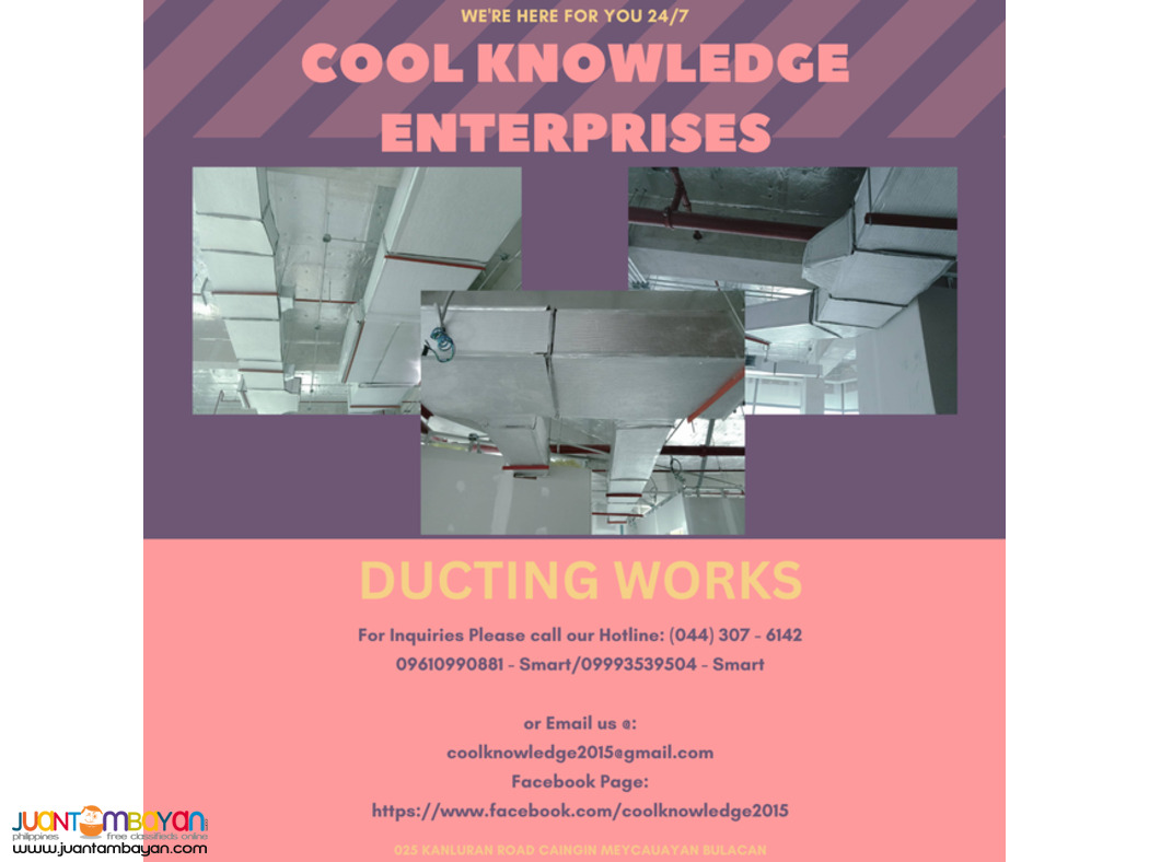 ducting works - installation , supply , fabricate